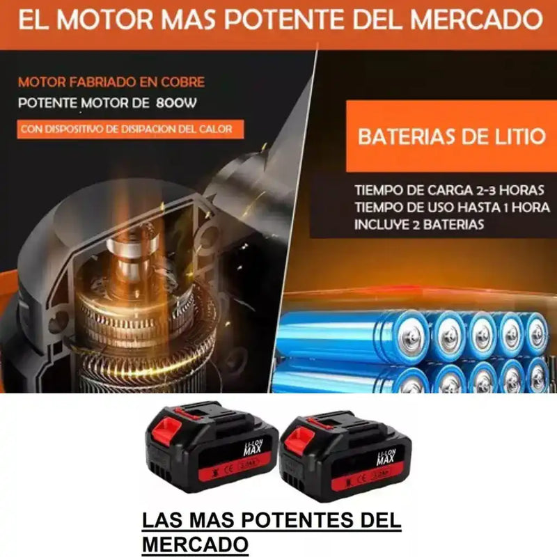 ⭐TurboBlade™ - Cortadora de Cesped Inalambrica [2 BATERÍAS DE 48V]⭐