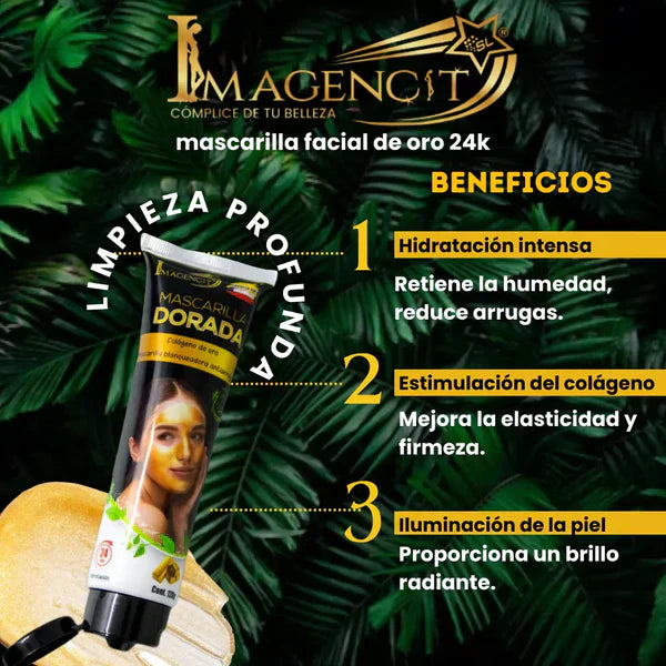 Mascarilla Colágeno de Oro
