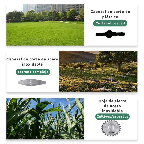 ⭐TurboBlade™ - Cortadora de Cesped Inalambrica [2 BATERÍAS DE 48V]⭐