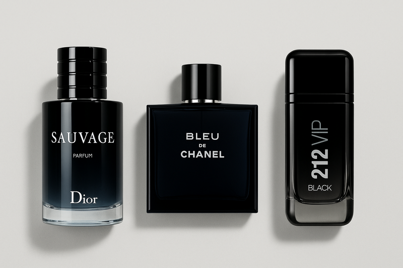 KIT PERFUM (SAUVAGE 100ML+ VIP BLACK 100ML+ BLEU 100ML) Super Promoción [Compra 1 Lleva 3]