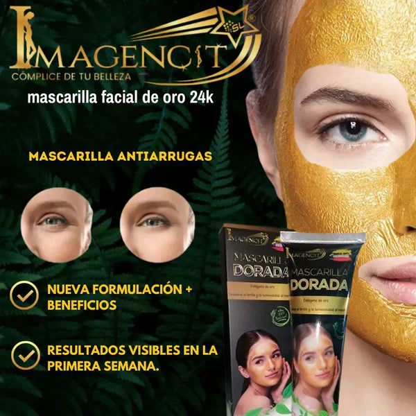 Mascarilla Colágeno de Oro