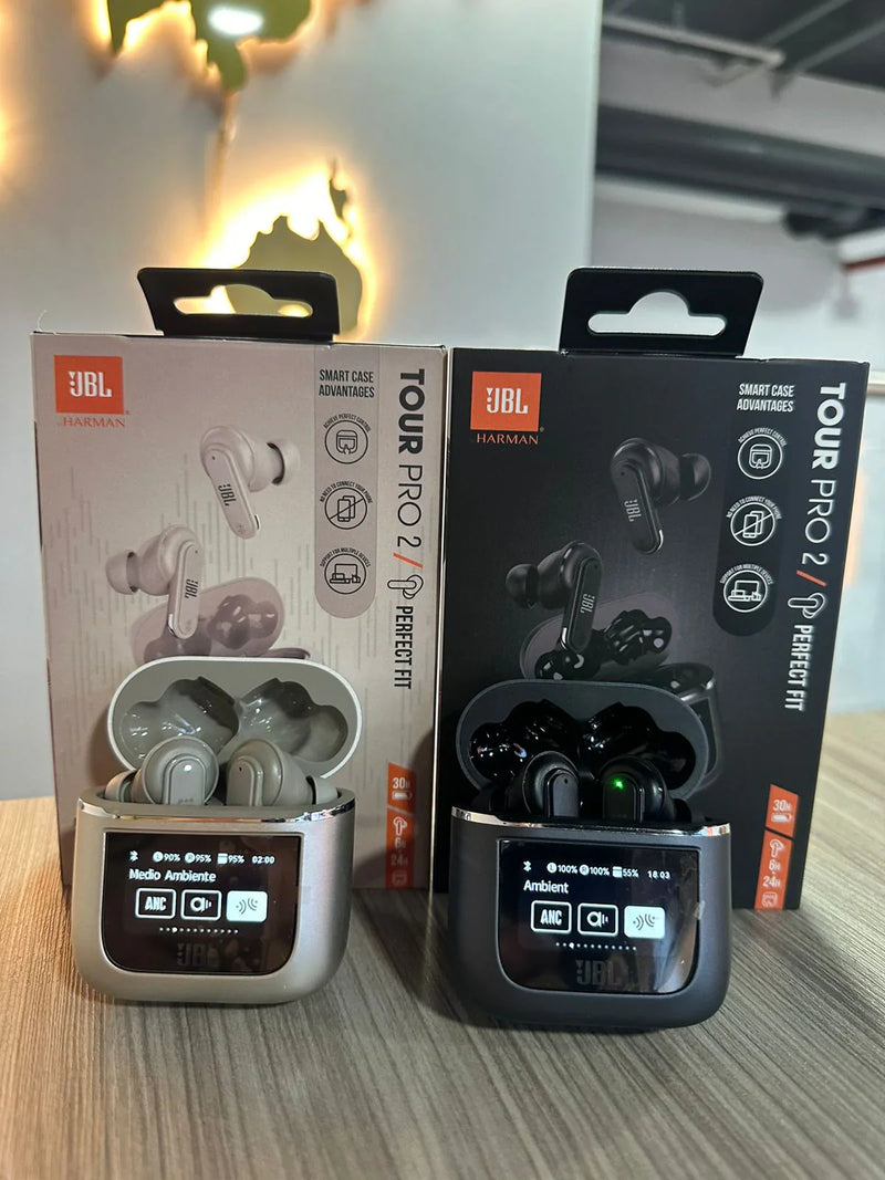 JBL Tour Pro 2 Con Pantalla Táctil🔥🔥 + Cancelación de Ruido+ Bateria de 8 Horas ⚡