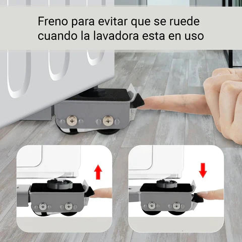 Base LAVADORA AJUSTABLE SOPORTE MOVIL
